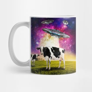 Cow UFO Abduction Mug